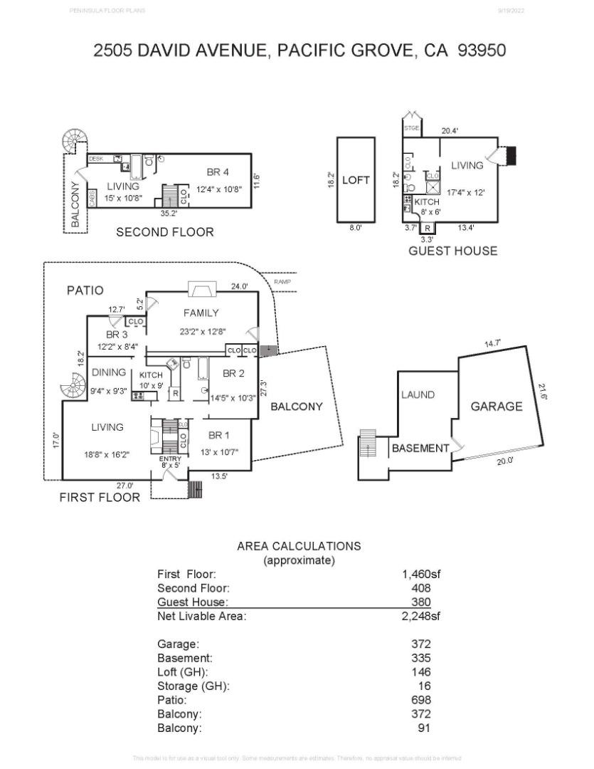 Detail Gallery Image 7 of 57 For 2505 David Ave, Pacific Grove,  CA 93950 - 5 Beds | 3 Baths