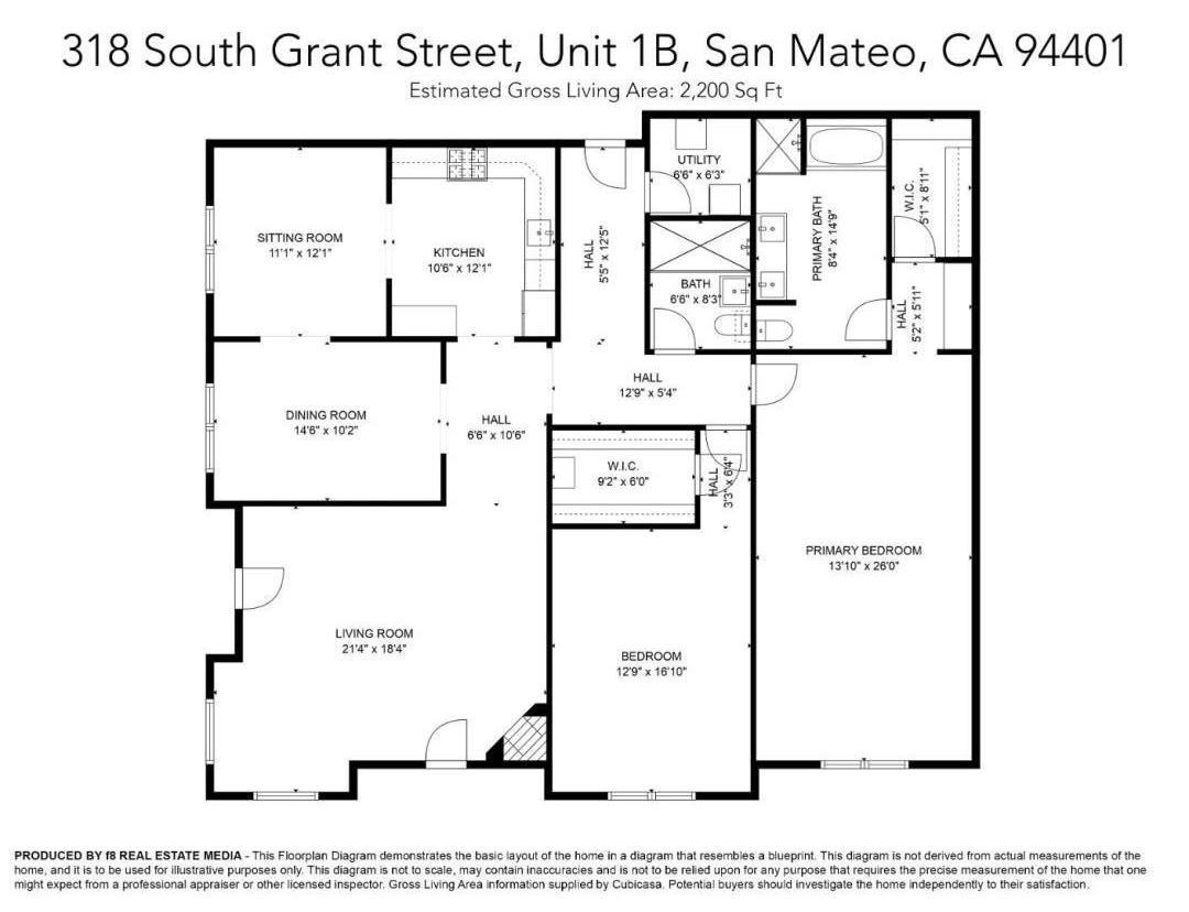 Detail Gallery Image 5 of 41 For 318 S Grant St 1b,  San Mateo,  CA 94401 - 2 Beds | 2 Baths