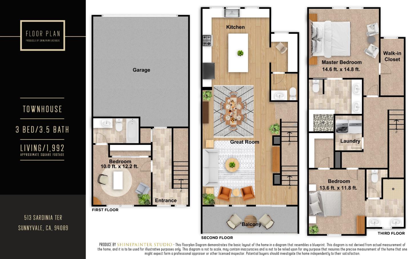 Detail Gallery Image 26 of 38 For 513 Sardinia Ter, Sunnyvale,  CA 94089 - 3 Beds | 3/1 Baths