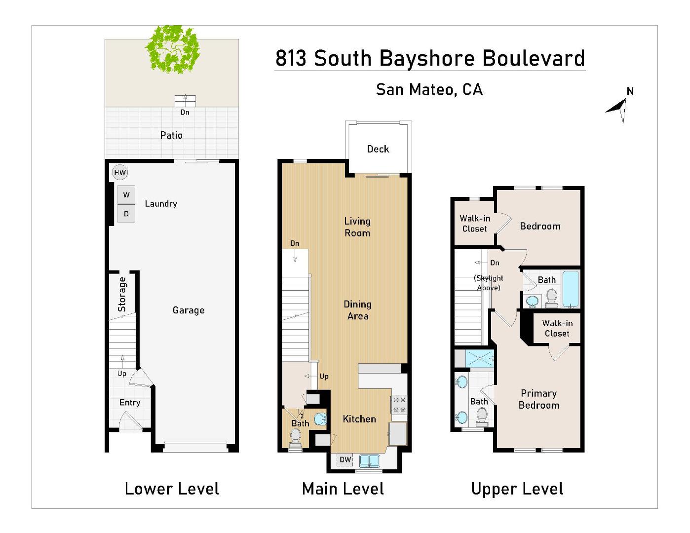 Detail Gallery Image 1 of 1 For 813 S Bayshore Blvd, San Mateo,  CA 94401 - 2 Beds | 2/1 Baths