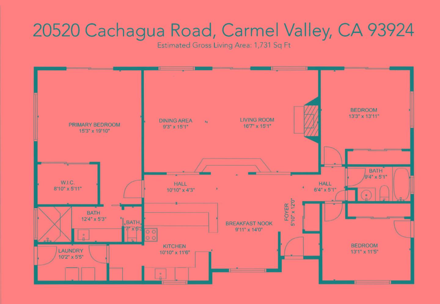 Detail Gallery Image 39 of 39 For 20520 Cachagua Rd, Carmel Valley,  CA 93924 - 3 Beds | 2 Baths