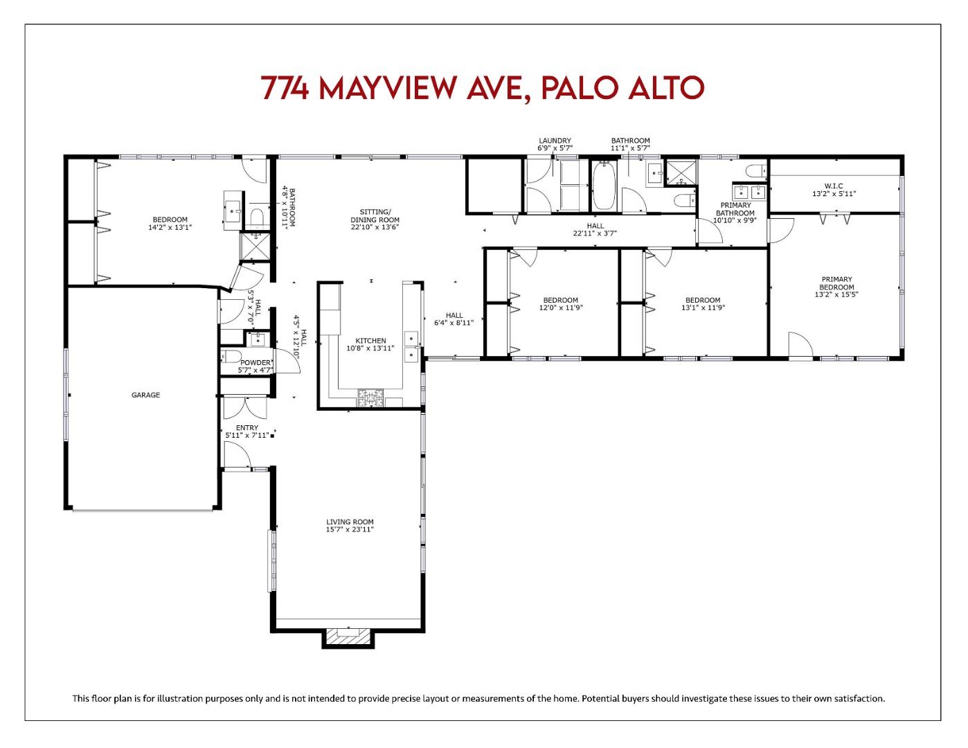 Detail Gallery Image 51 of 62 For 774 Mayview Ave, Palo Alto,  CA 94303 - 4 Beds | 3/1 Baths