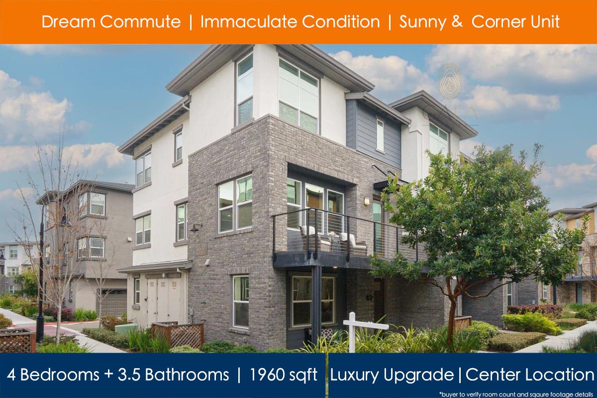 Detail Gallery Image 1 of 1 For 555 San Martin Ter #4,  Sunnyvale,  CA 94085 - 4 Beds | 3/1 Baths