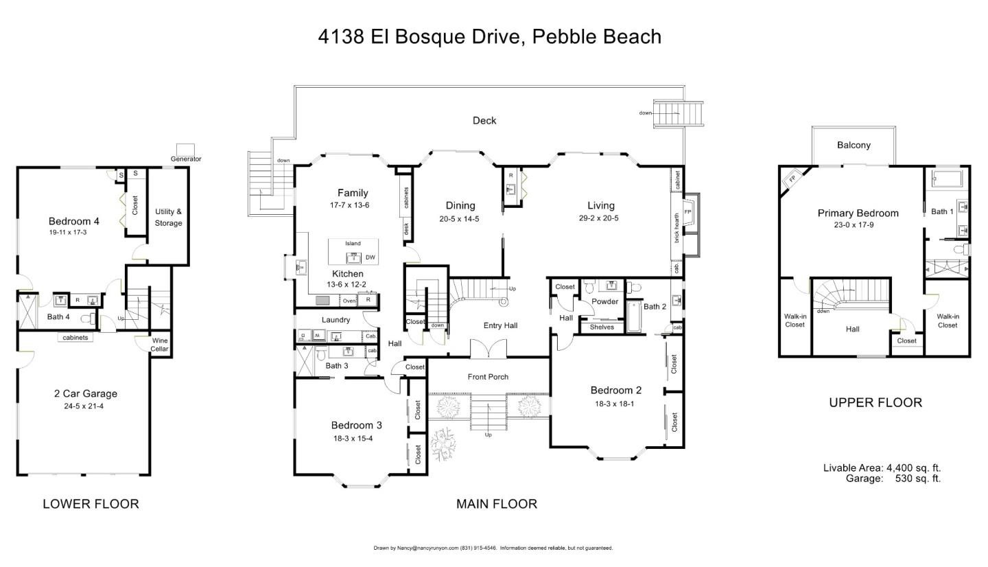 Detail Gallery Image 28 of 28 For 4138 El Bosque Dr, Pebble Beach,  CA 93953 - 4 Beds | 4/1 Baths