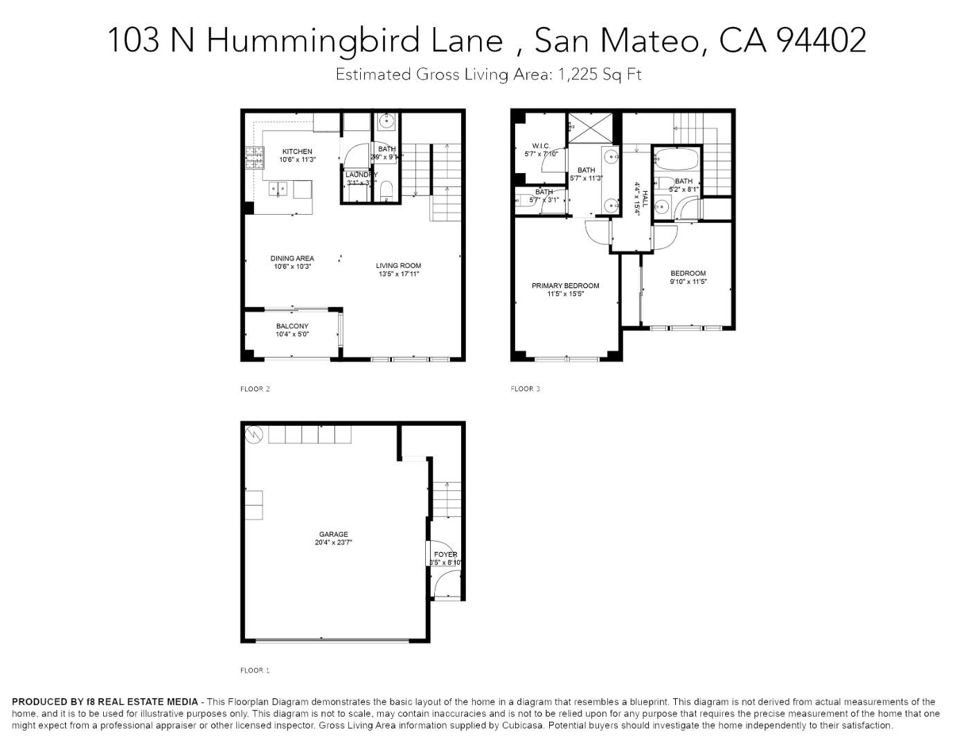 Detail Gallery Image 28 of 28 For 103 N Hummingbird Ln, San Mateo,  CA 94402 - 2 Beds | 2/1 Baths