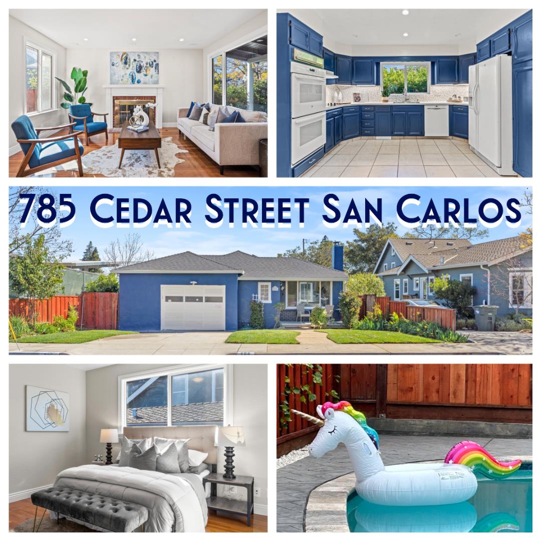 Detail Gallery Image 1 of 1 For 785 Cedar St, San Carlos,  CA 94070 - 4 Beds | 2 Baths