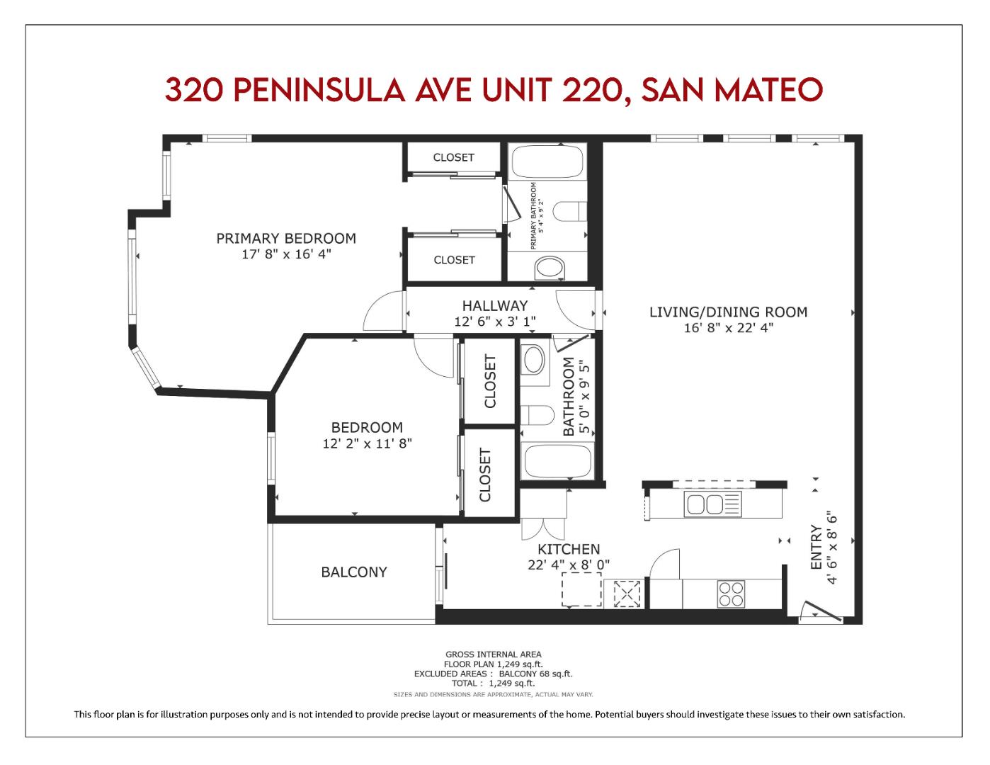 Detail Gallery Image 47 of 52 For 320 Peninsula Ave #220,  San Mateo,  CA 94401 - 2 Beds | 2 Baths