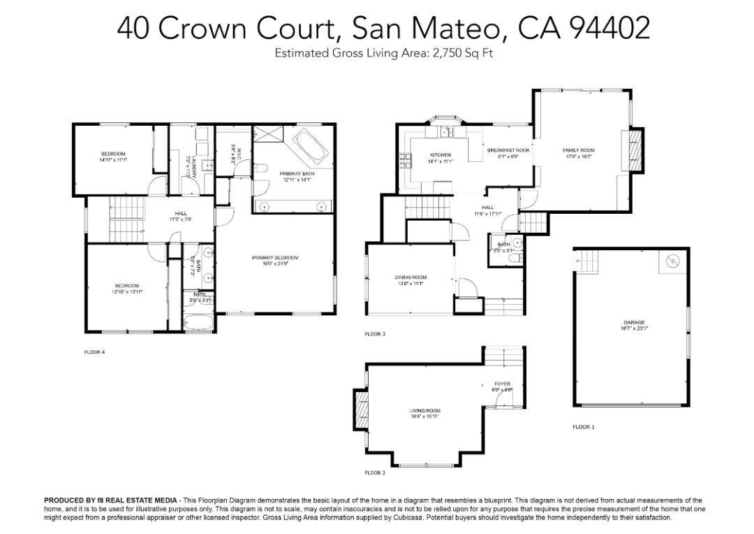 Detail Gallery Image 54 of 54 For 40 Crown Ct, San Mateo,  CA 94402 - 3 Beds | 2/1 Baths