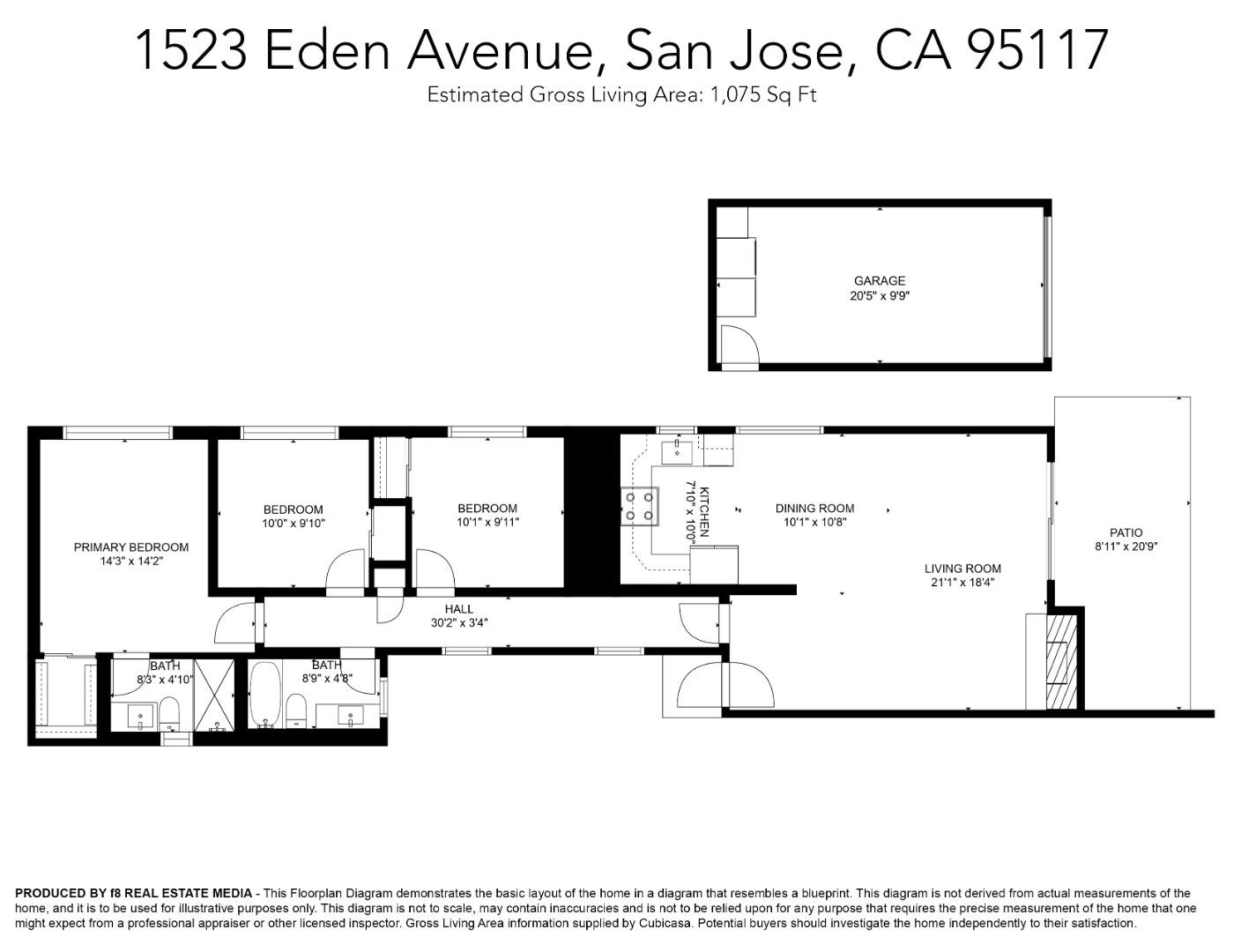 Detail Gallery Image 31 of 31 For 1523 Eden Ave, San Jose,  CA 95117 - 3 Beds | 2 Baths