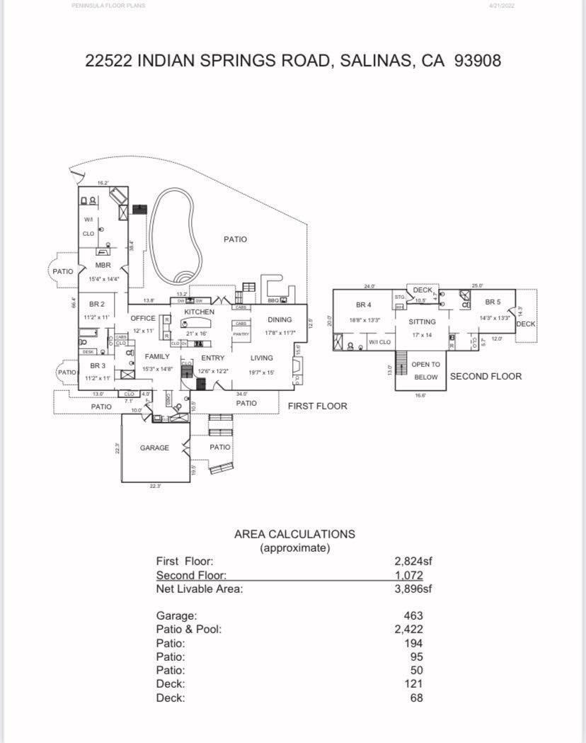 Detail Gallery Image 88 of 89 For 22522 Indian Springs Rd, Salinas,  CA 93908 - 5 Beds | 6/1 Baths