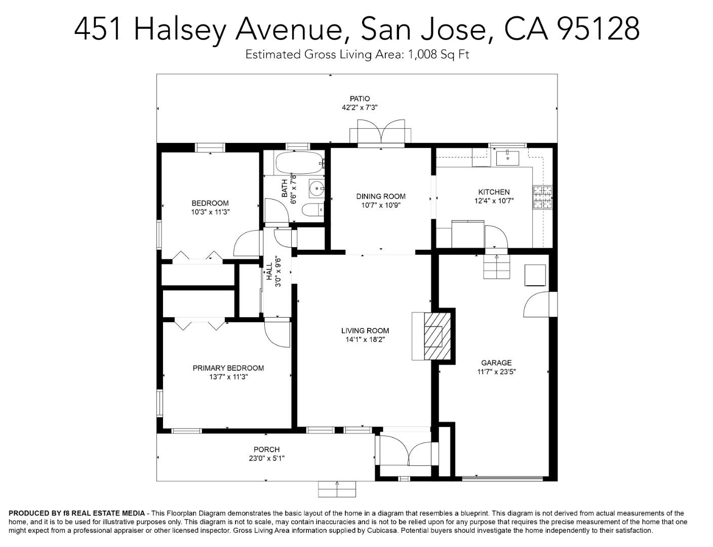 Detail Gallery Image 32 of 32 For 451 Halsey Ave, San Jose,  CA 95128 - 2 Beds | 1 Baths