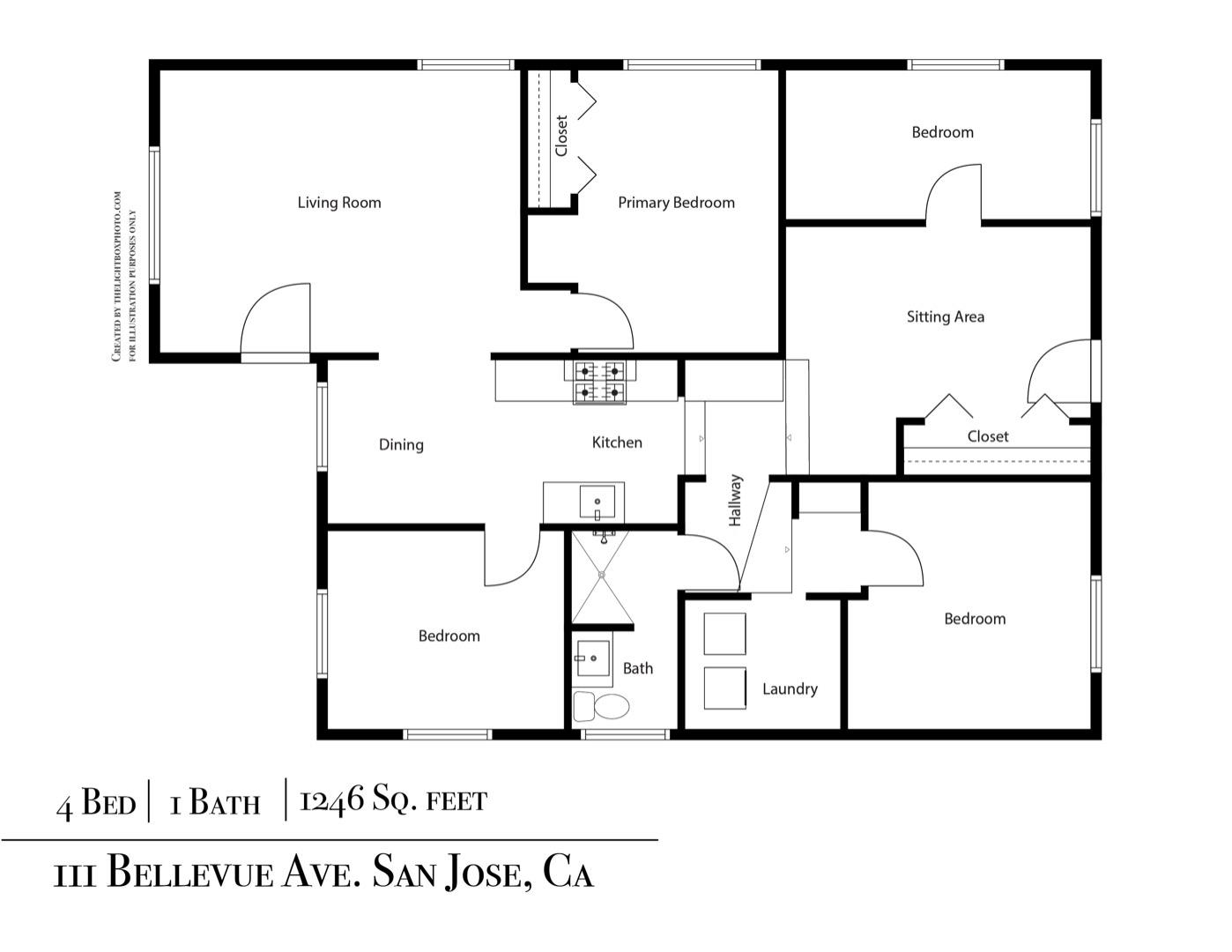 Detail Gallery Image 35 of 67 For 111 Bellevue Ave, San Jose,  CA 95110 - 4 Beds | 1 Baths