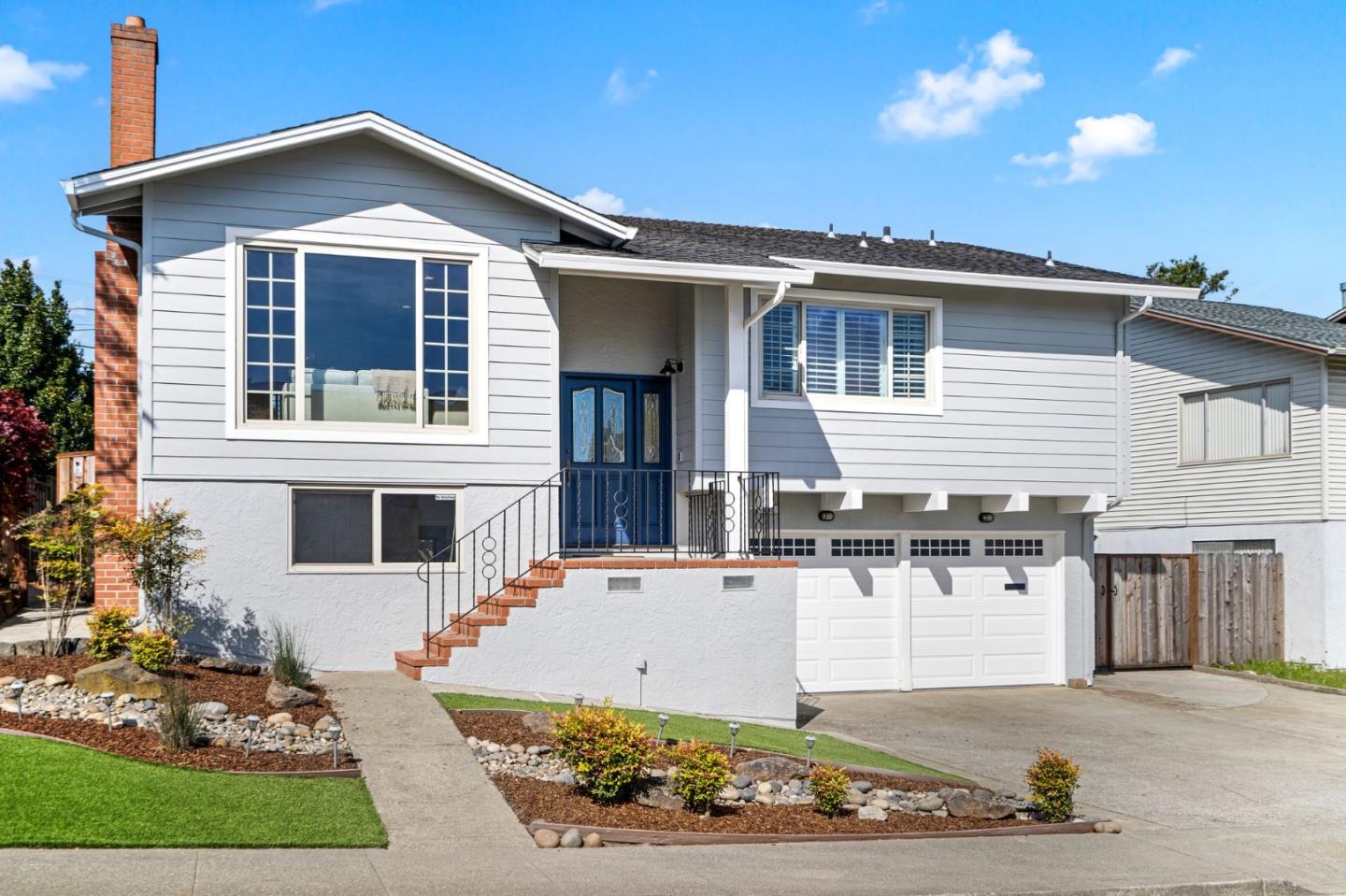 Welcome home to this impeccably maintained and thoughtfully updated home in the hills of San Bruno. This home is incredibly spacious and can accommodate a variety of modern living styles. Highlights include four bedrooms, including a generous primary suite, a quaint living room with large windows for tons of natural light and a separate, oversized family room. The new owners will also enjoy a gourmet kitchen with a Viking gas range, pot filler faucet, custom wood cabinets and granite counters. The backyard is almost entirely flat, very spacious and newly landscaped, including a large grass area. Other features include a large, two-car garage, hardwood floors and plenty of extra storage. Finally, this property boasts easy access to Highways 280 and 380. Join us at our open house on Sunday, April 21 from 2:00-4:00. A full disclosure package is available upon request.