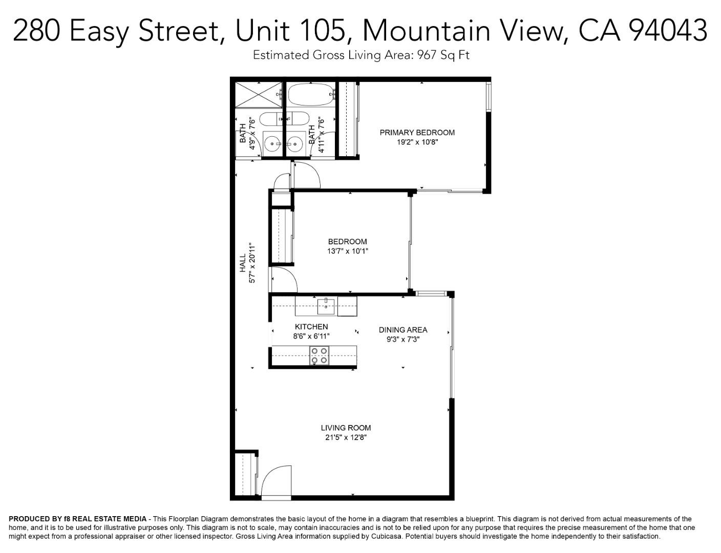 Detail Gallery Image 24 of 24 For 280 Easy St #105,  Mountain View,  CA 94043 - 2 Beds | 2 Baths