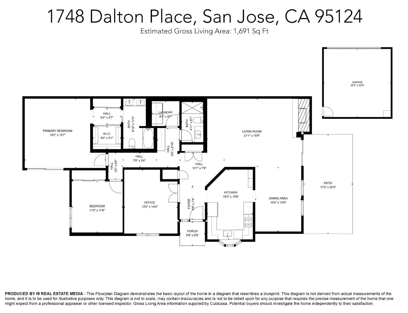 Detail Gallery Image 31 of 31 For 1748 Dalton Pl, San Jose,  CA 95124 - 3 Beds | 2 Baths