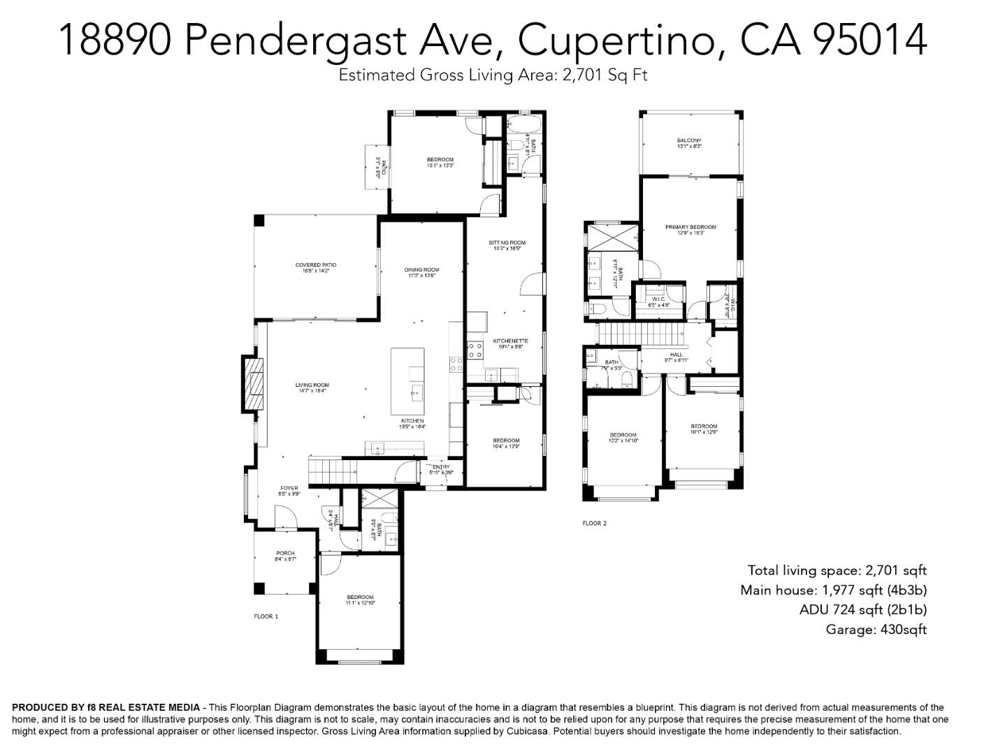 Detail Gallery Image 43 of 43 For 18890-888 Pendergast Ave, Cupertino,  CA 95014 - 6 Beds | 4 Baths