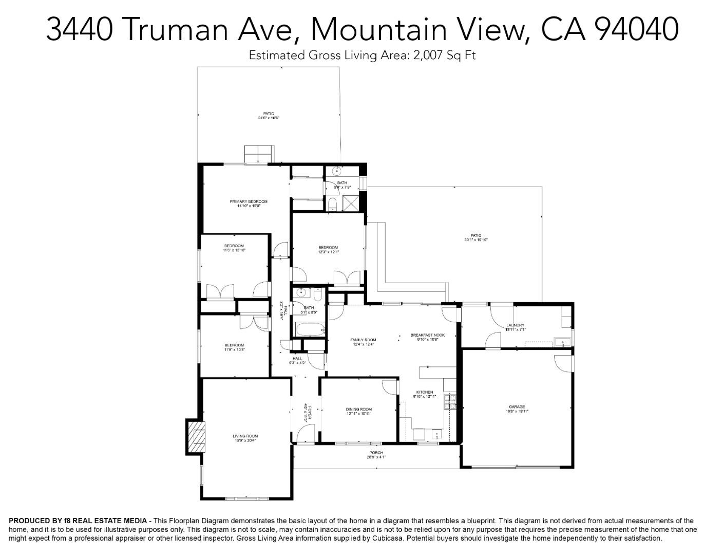 Detail Gallery Image 55 of 55 For 3440 Truman Ave, Mountain View,  CA 94040 - 4 Beds | 2 Baths