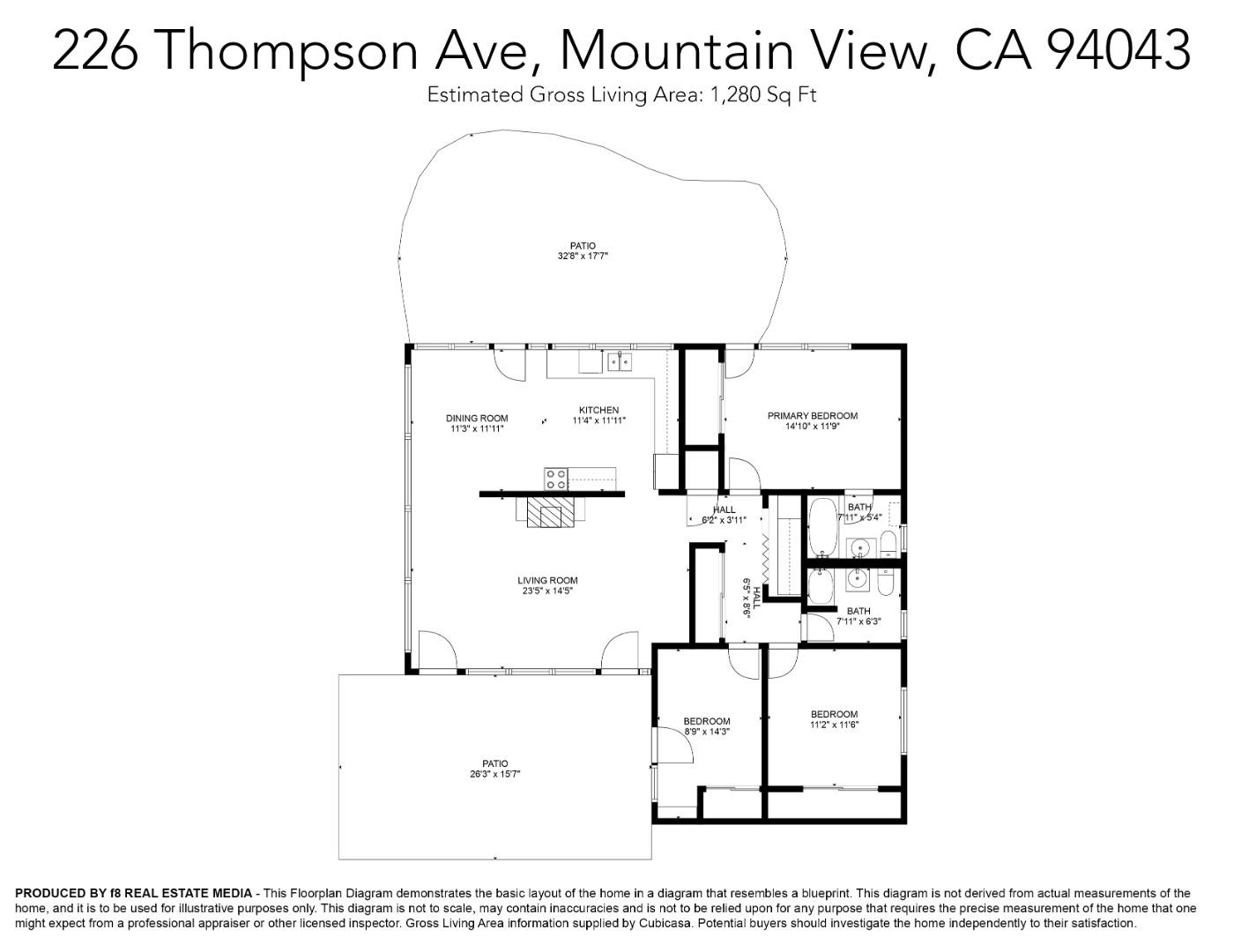 Detail Gallery Image 38 of 38 For 226 Thompson Ave, Mountain View,  CA 94043 - 3 Beds | 2 Baths