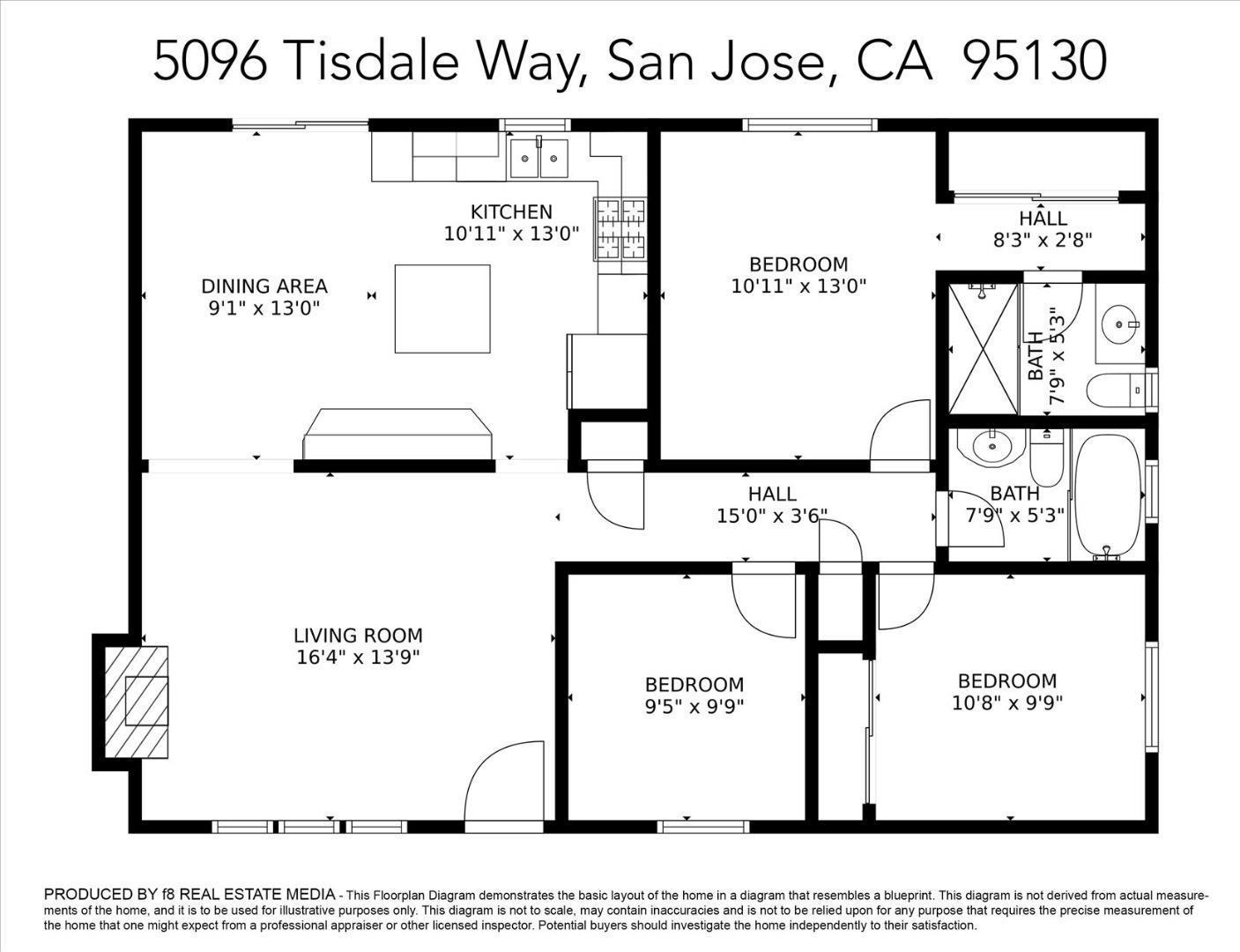 Detail Gallery Image 25 of 25 For 5096 Tisdale Way, San Jose,  CA 95130 - 3 Beds | 2 Baths