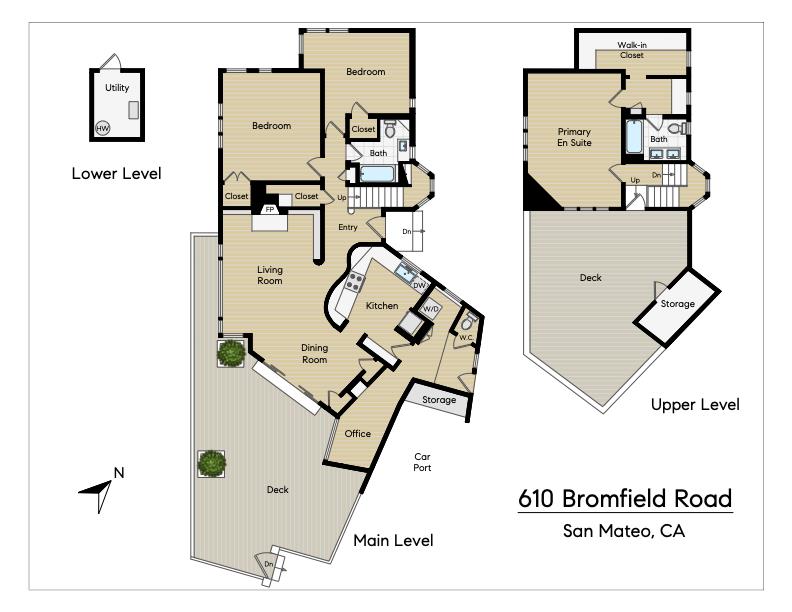 Detail Gallery Image 17 of 19 For 610 Bromfield Rd, San Mateo,  CA 94402 - 3 Beds | 2 Baths