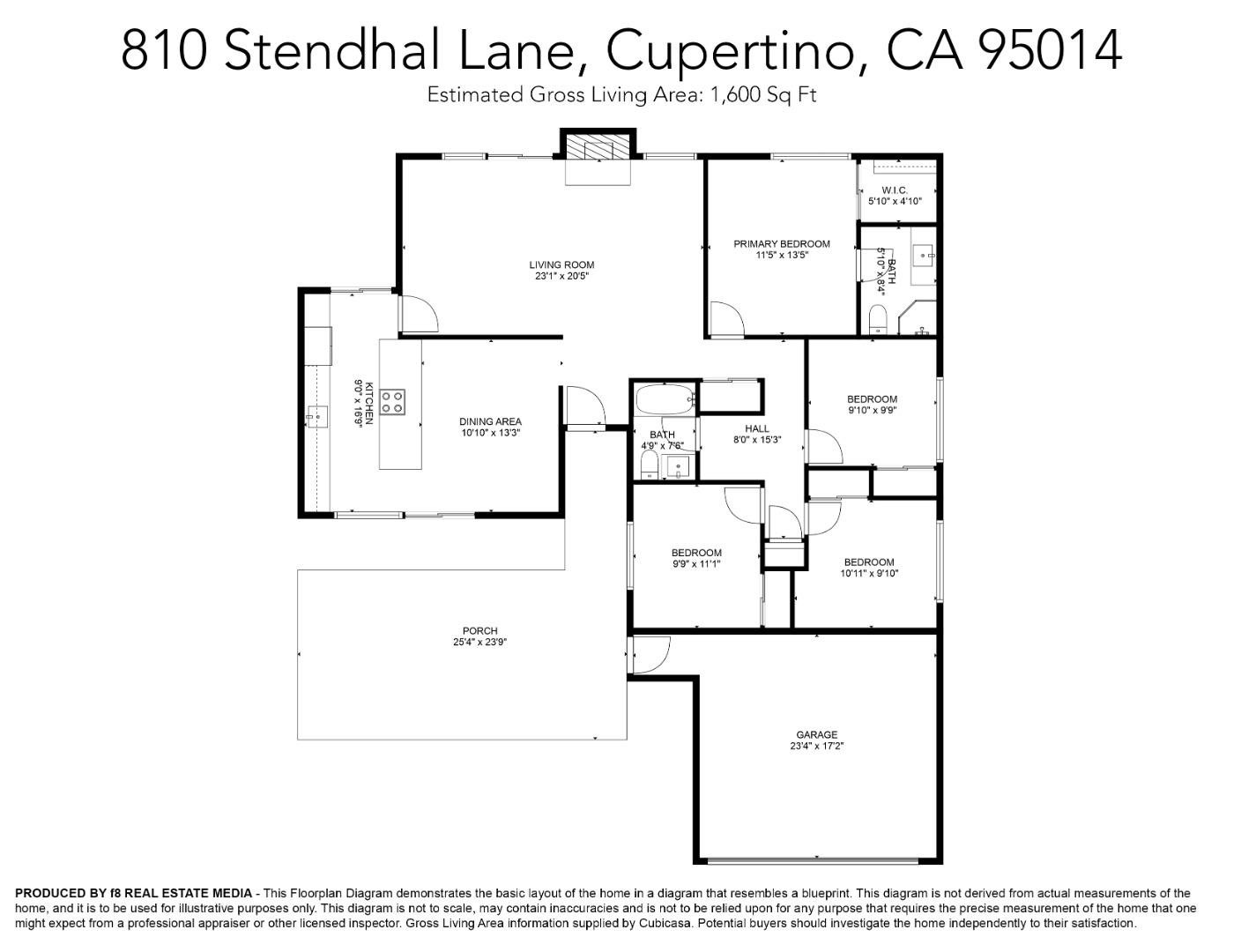 Detail Gallery Image 6 of 37 For 810 Stendhal Ln, Cupertino,  CA 95014 - 4 Beds | 2 Baths