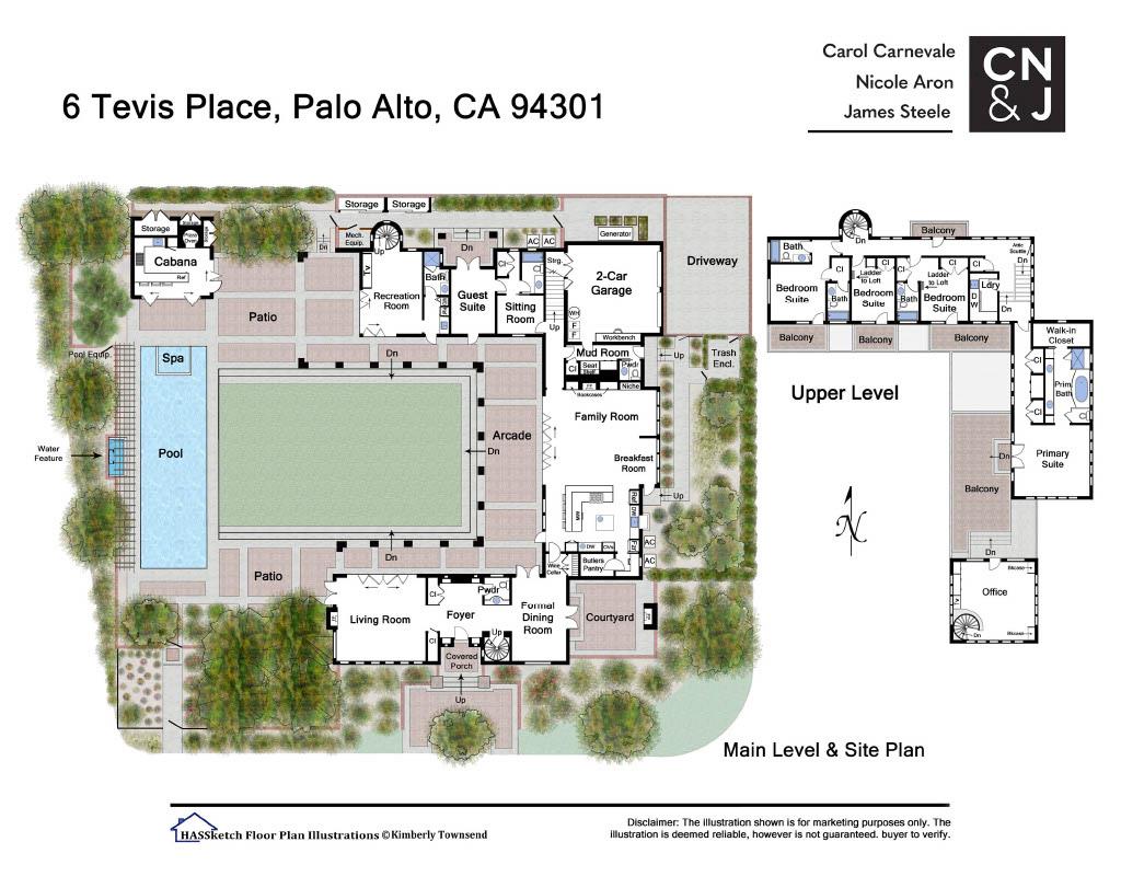 Detail Gallery Image 32 of 32 For 6 Tevis Pl, Palo Alto,  CA 94301 - 5 Beds | 6/2 Baths