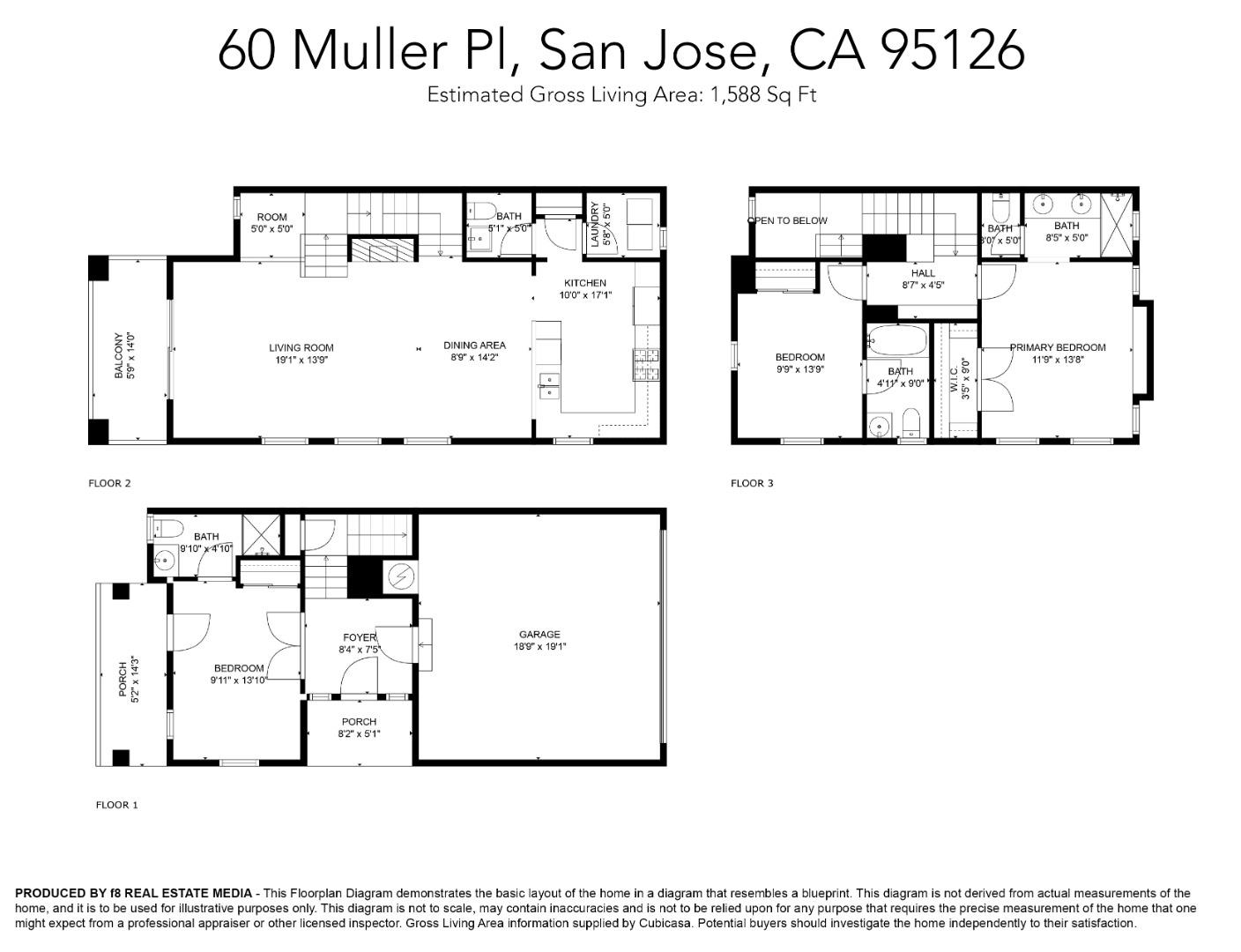 Detail Gallery Image 47 of 49 For 60 Muller Pl, San Jose,  CA 95126 - 3 Beds | 3/1 Baths