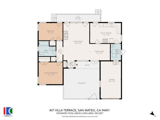 Detail Gallery Image 12 of 16 For 407 Villa Ter, San Mateo,  CA 94401 - 2 Beds | 1 Baths