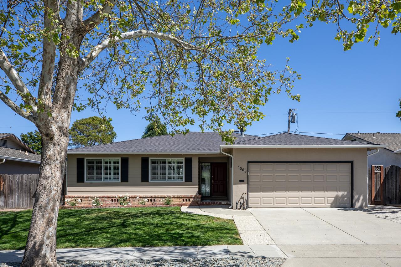 Detail Gallery Image 1 of 13 For 1568 Waxwing Ave, Sunnyvale,  CA 94087 - 3 Beds | 2 Baths