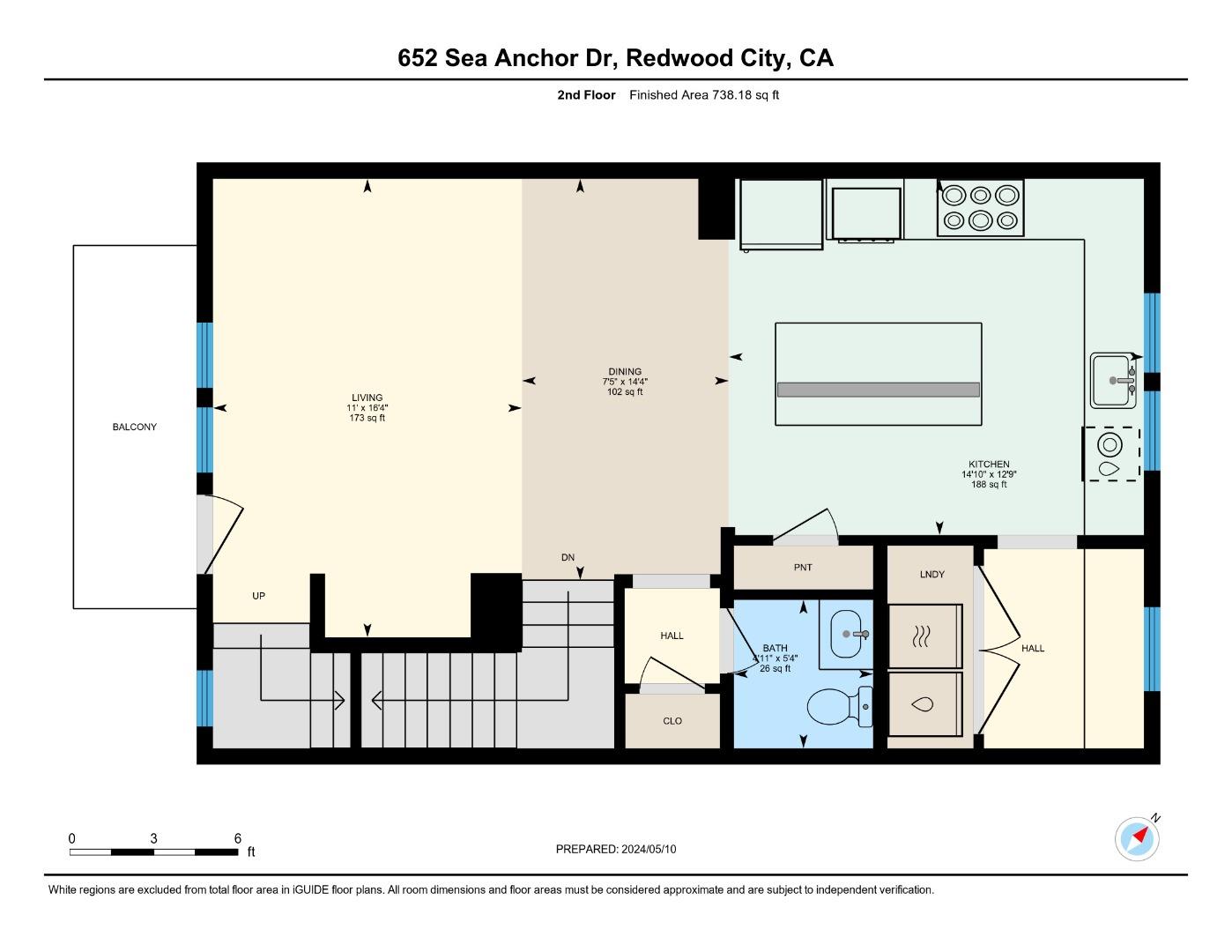 Detail Gallery Image 26 of 27 For 652 Sea Anchor Dr #2208,  Redwood City,  CA 94063 - 3 Beds | 2/1 Baths