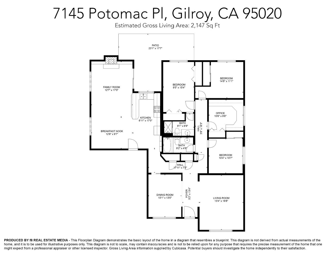 Detail Gallery Image 30 of 36 For 7145 Potomac Pl, Gilroy,  CA 95020 - 4 Beds | 2 Baths
