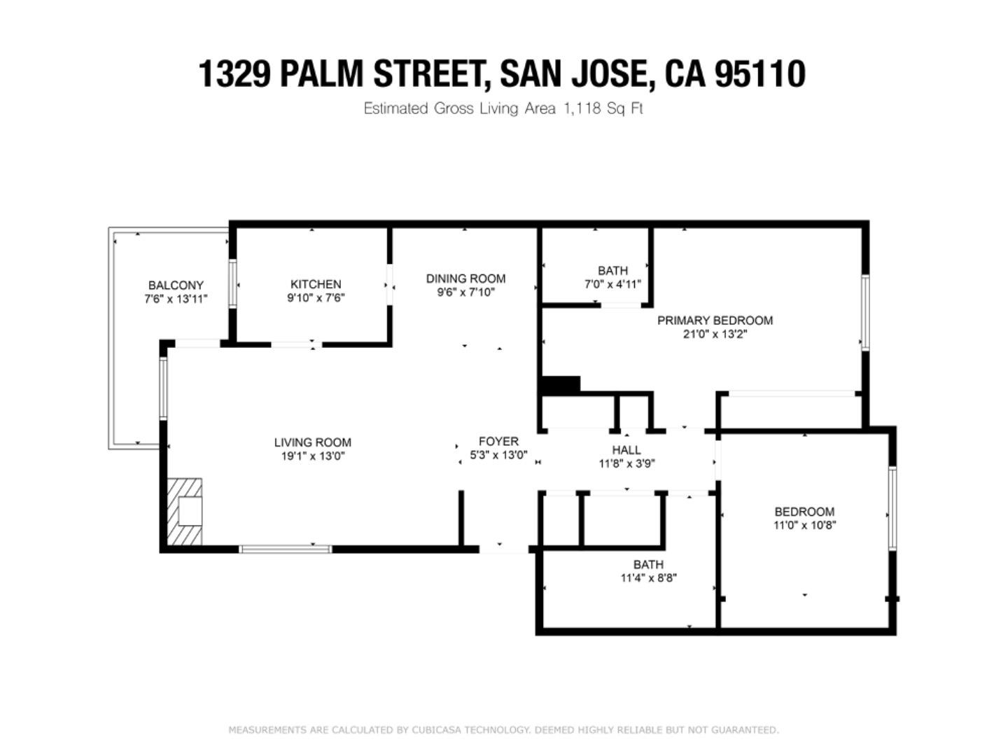 Detail Gallery Image 28 of 28 For 1329 Palm St, San Jose,  CA 95110 - 2 Beds | 2 Baths
