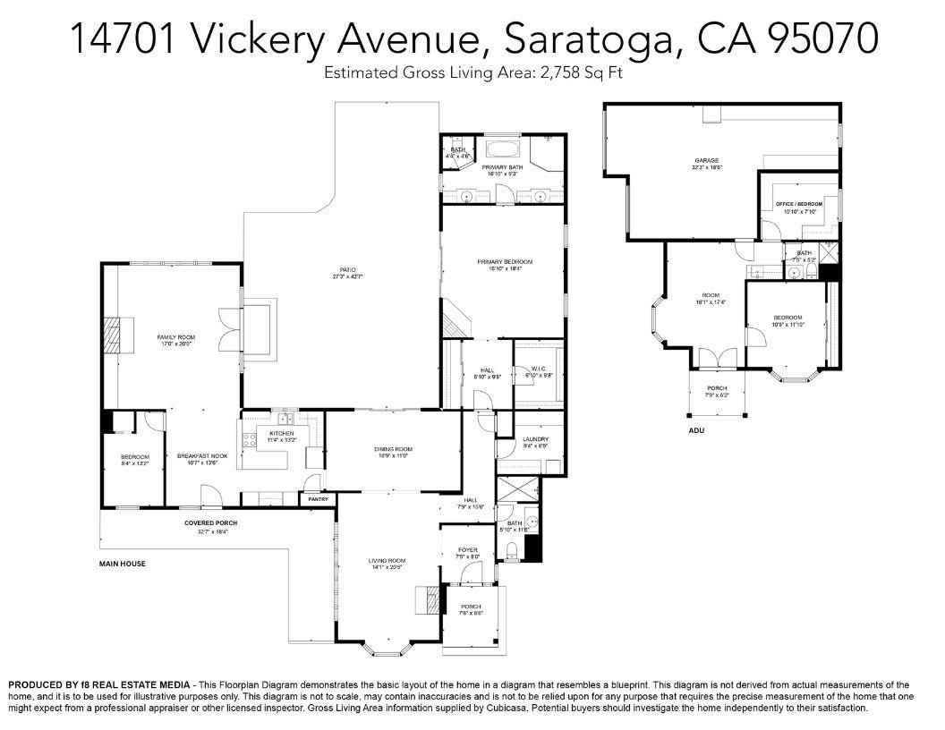 Detail Gallery Image 59 of 59 For 14701 Vickery Ave, Saratoga,  CA 95070 - 4 Beds | 3 Baths
