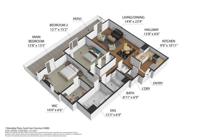 Detail Gallery Image 58 of 58 For 1 Mandalay Pl #600,  South San Francisco,  CA 94080 - 2 Beds | 2 Baths