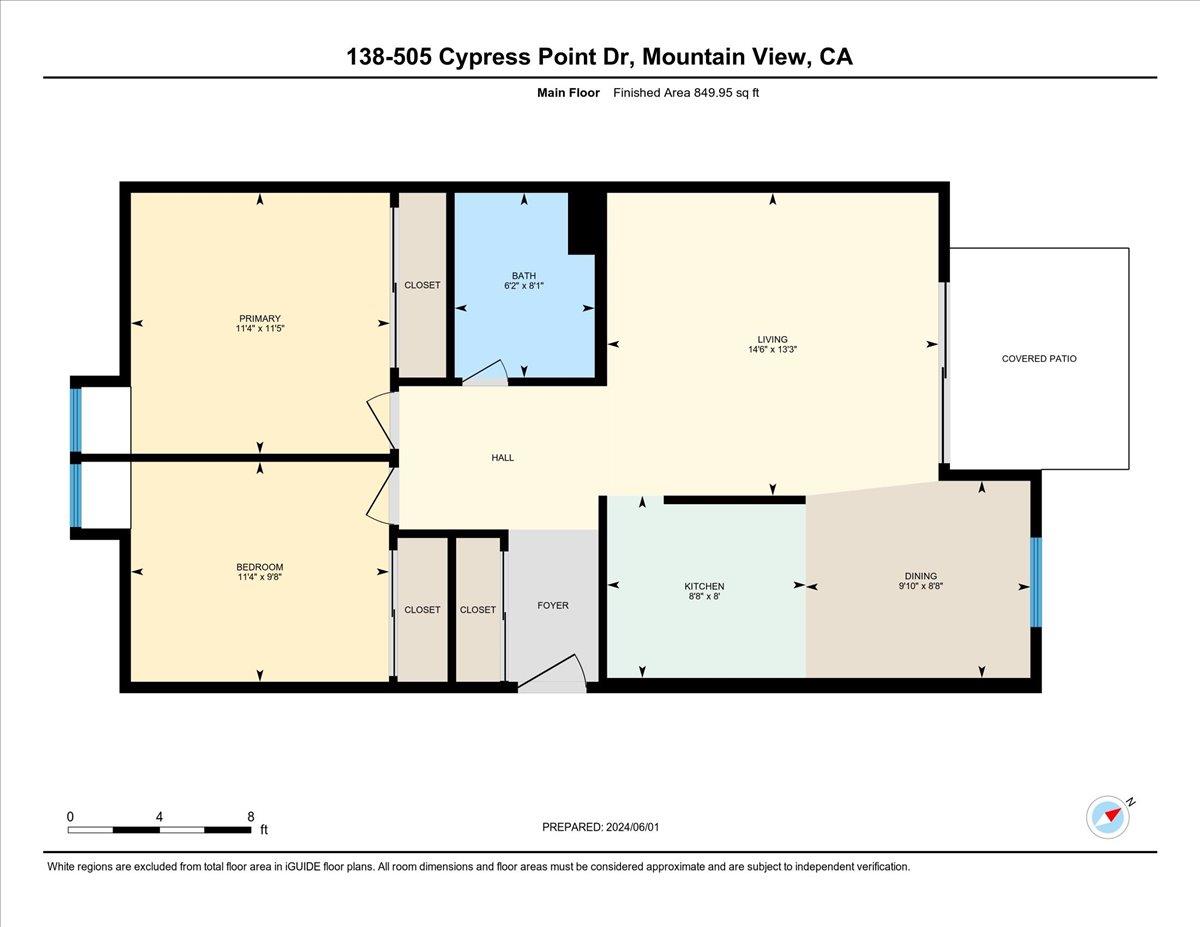 Detail Gallery Image 20 of 20 For 505 Cypress Point Dr #138,  Mountain View,  CA 94043 - 2 Beds | 1 Baths