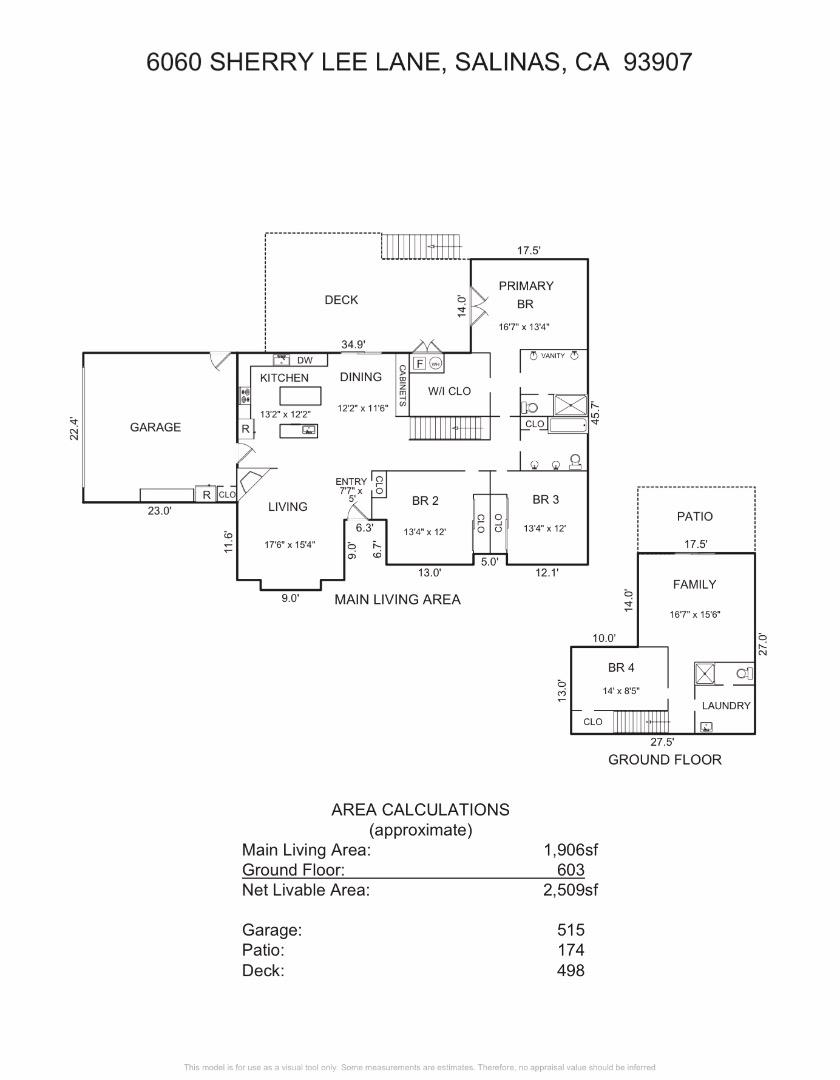 Detail Gallery Image 33 of 34 For 6060 Sherry Lee Ln, Salinas,  CA 93907 - 4 Beds | 3 Baths