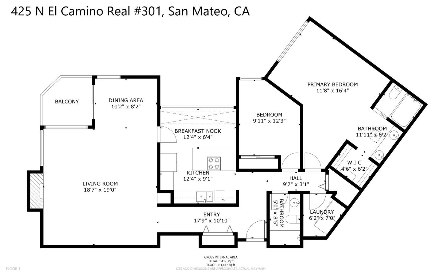 Detail Gallery Image 28 of 28 For 425 N El Camino Real #301,  San Mateo,  CA 94401 - 2 Beds | 2 Baths