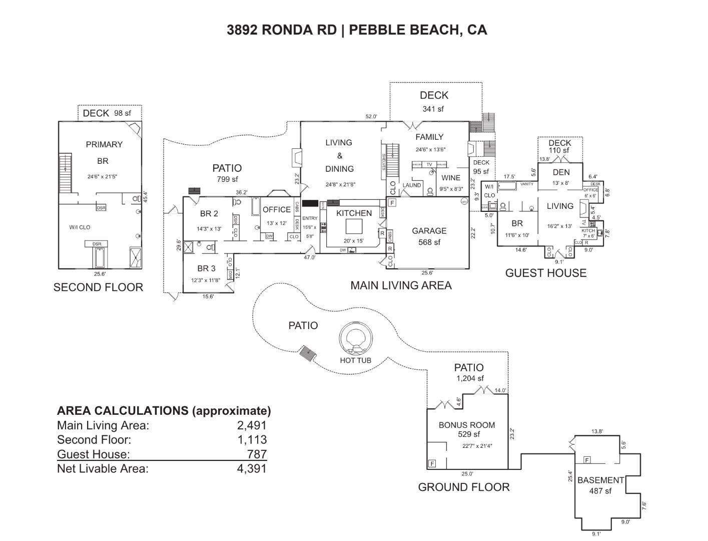 Detail Gallery Image 29 of 29 For 3892 Ronda Rd, Pebble Beach,  CA 93953 - 4 Beds | 4/1 Baths