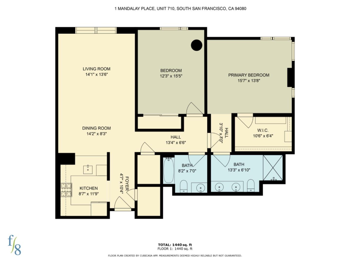 Detail Gallery Image 26 of 26 For 1 Mandalay Pl #710,  South San Francisco,  CA 94080 - 2 Beds | 2 Baths