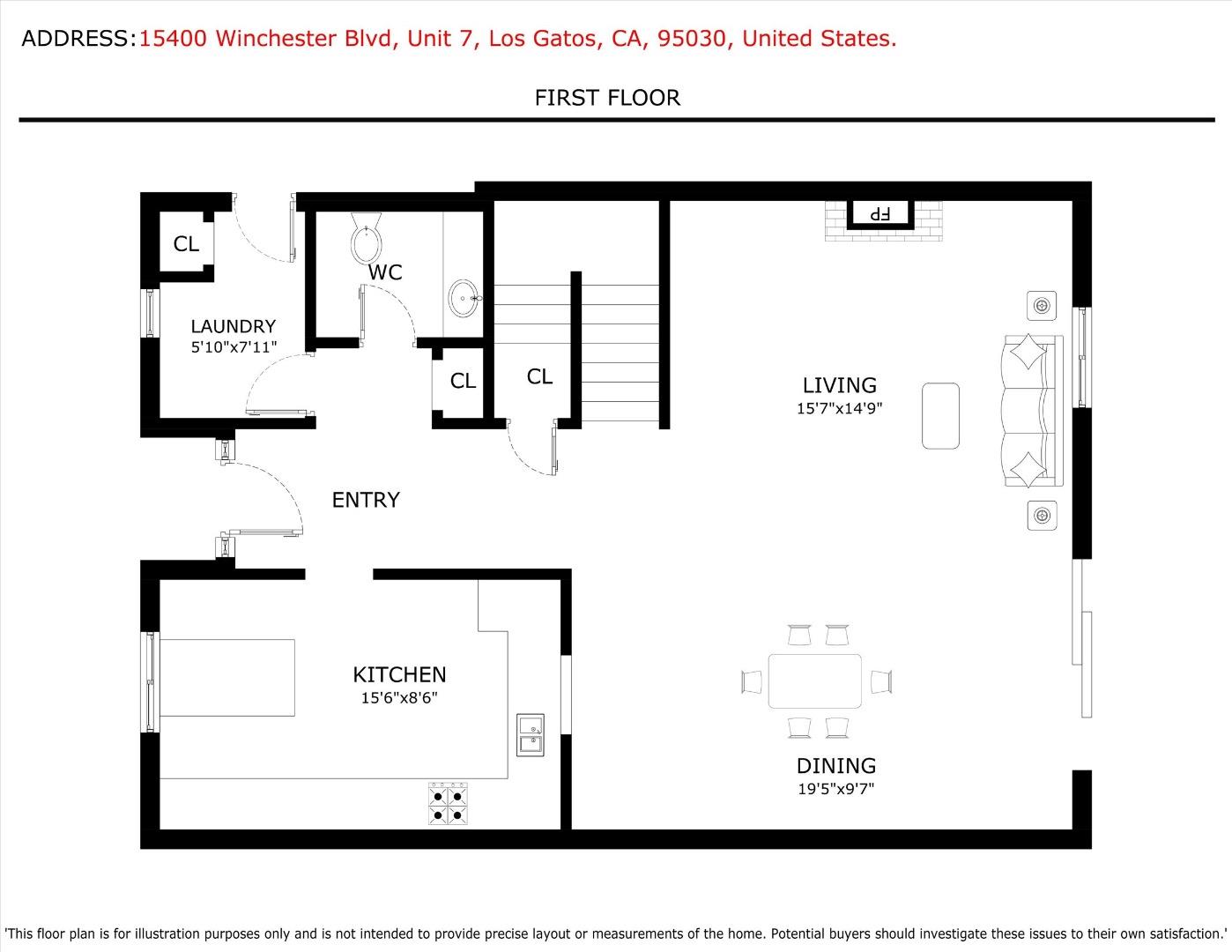 Detail Gallery Image 53 of 55 For 15400 Winchester Blvd #7,  Los Gatos,  CA 95030 - 3 Beds | 2/1 Baths