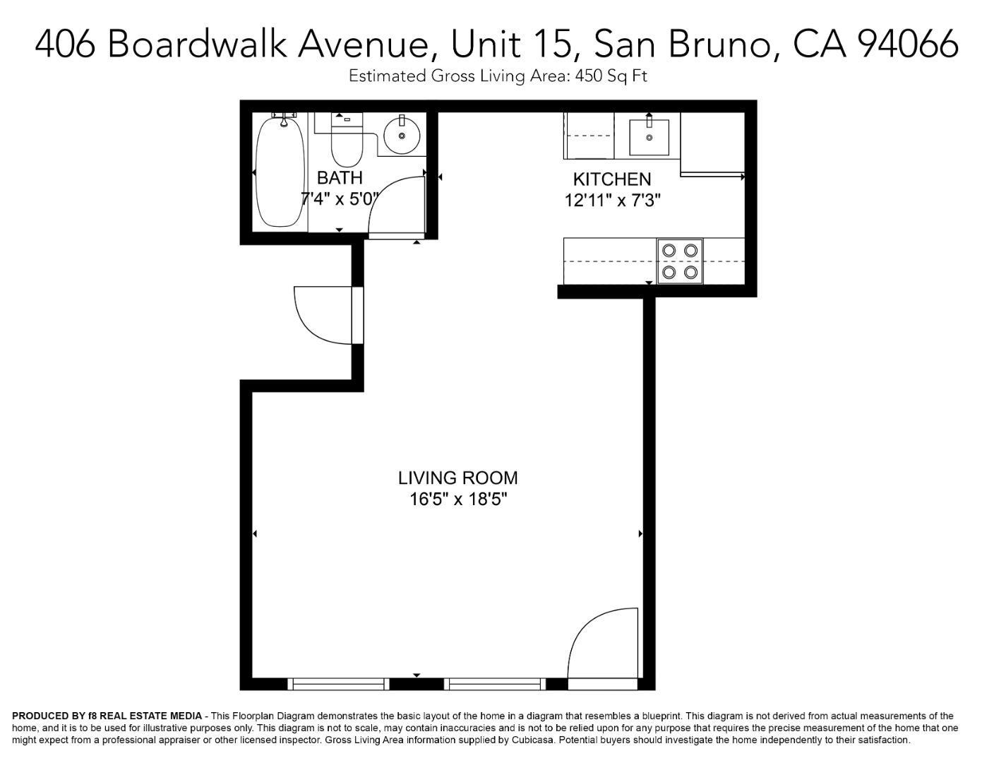 Detail Gallery Image 19 of 19 For 406 Boardwalk Ave #15,  San Bruno,  CA 94066 - 0 Beds | 1 Baths