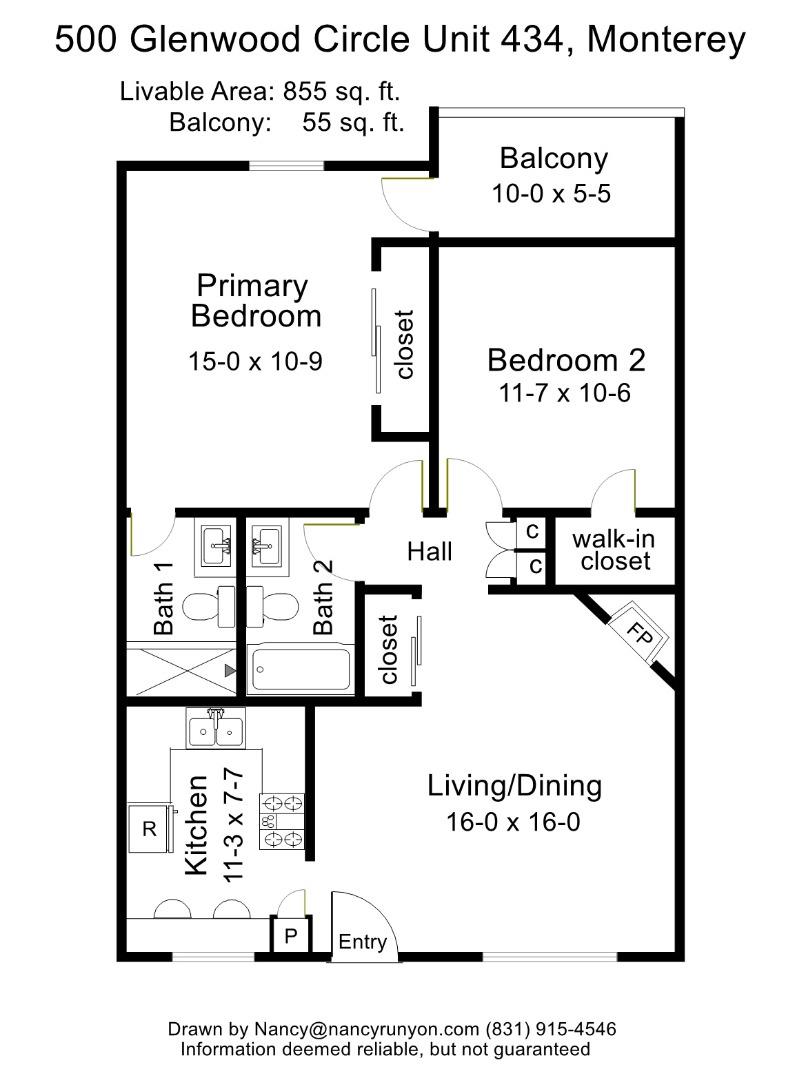 Detail Gallery Image 3 of 19 For 500 Glenwood Cir #434,  Monterey,  CA 93940 - 2 Beds | 2 Baths