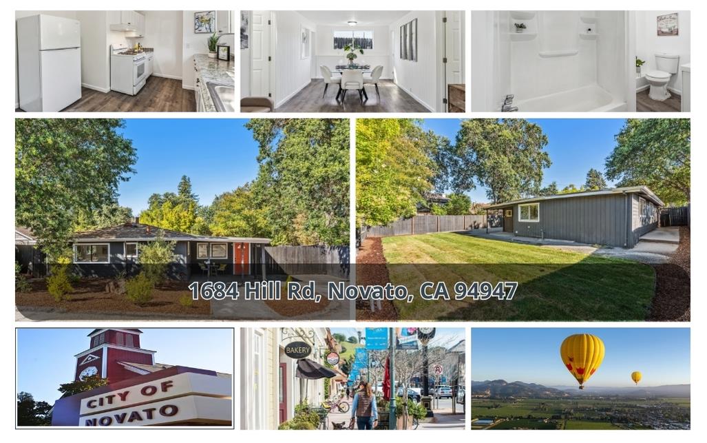 Detail Gallery Image 1 of 21 For 1684 Hill Rd, Novato,  CA 94947 - 2 Beds | 1 Baths