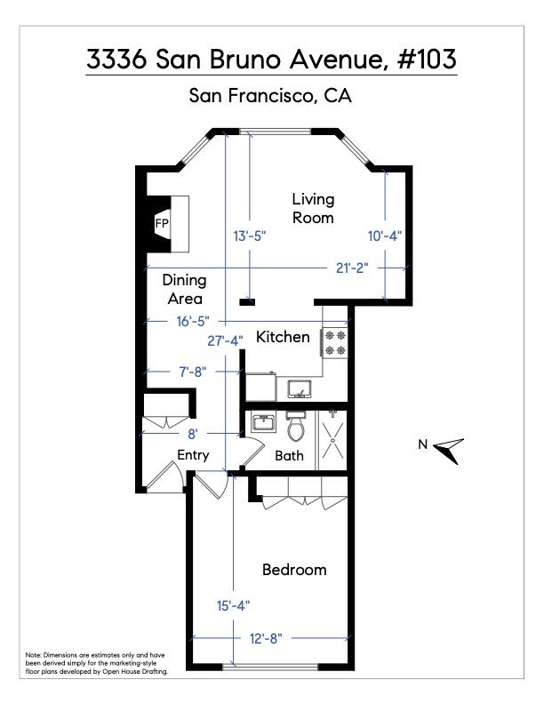 Detail Gallery Image 19 of 19 For 3336 San Bruno Ave #103,  San Francisco,  CA 94134 - 1 Beds | 1 Baths