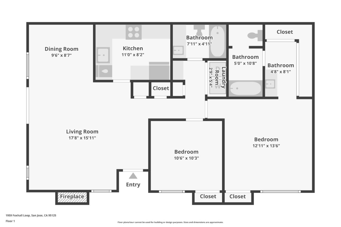 Detail Gallery Image 39 of 40 For 1959 Foxhall Loop, San Jose,  CA 95125 - 2 Beds | 2 Baths