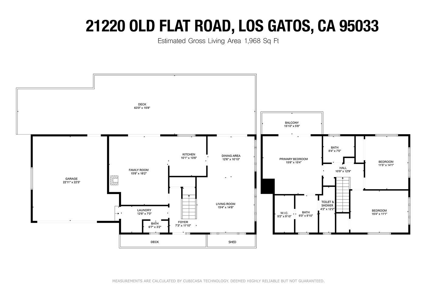 Detail Gallery Image 25 of 62 For 22120 Oak Flat Rd, Los Gatos,  CA 95033 - 3 Beds | 2/1 Baths