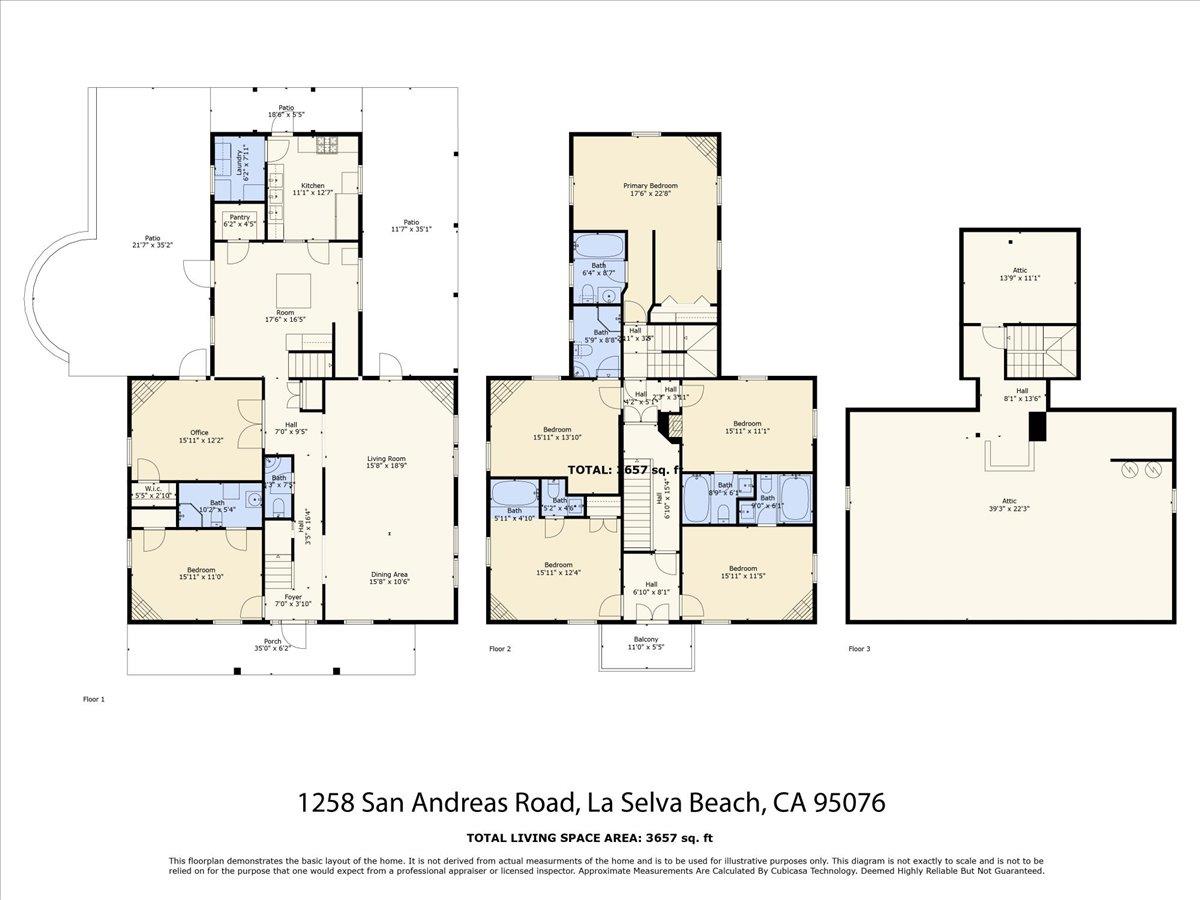 Detail Gallery Image 70 of 78 For 1258 San Andreas Rd, Watsonville,  CA 95076 - 7 Beds | 6/1 Baths