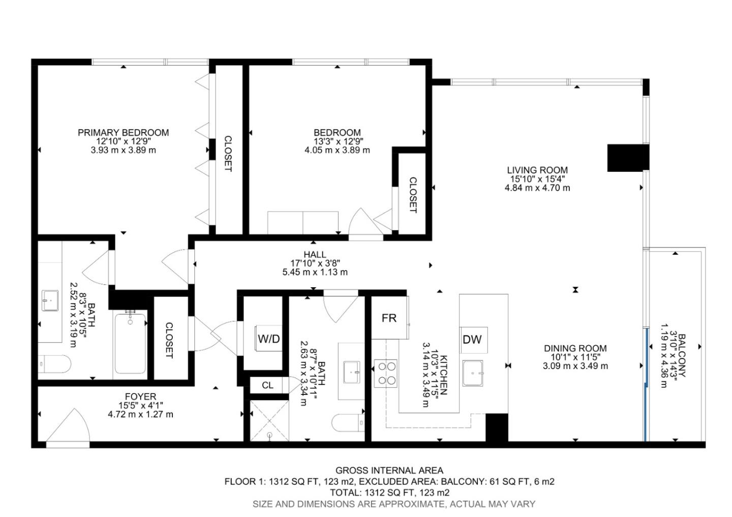 Detail Gallery Image 27 of 54 For 38 N Almaden Blvd #1700,  San Jose,  CA 95110 - 2 Beds | 2 Baths