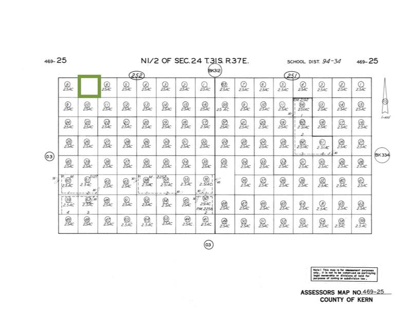 Detail Gallery Image 2 of 6 For 0 Nw Section24, Township31s, Range37e, Mojave,  CA 93501 - – Beds | – Baths