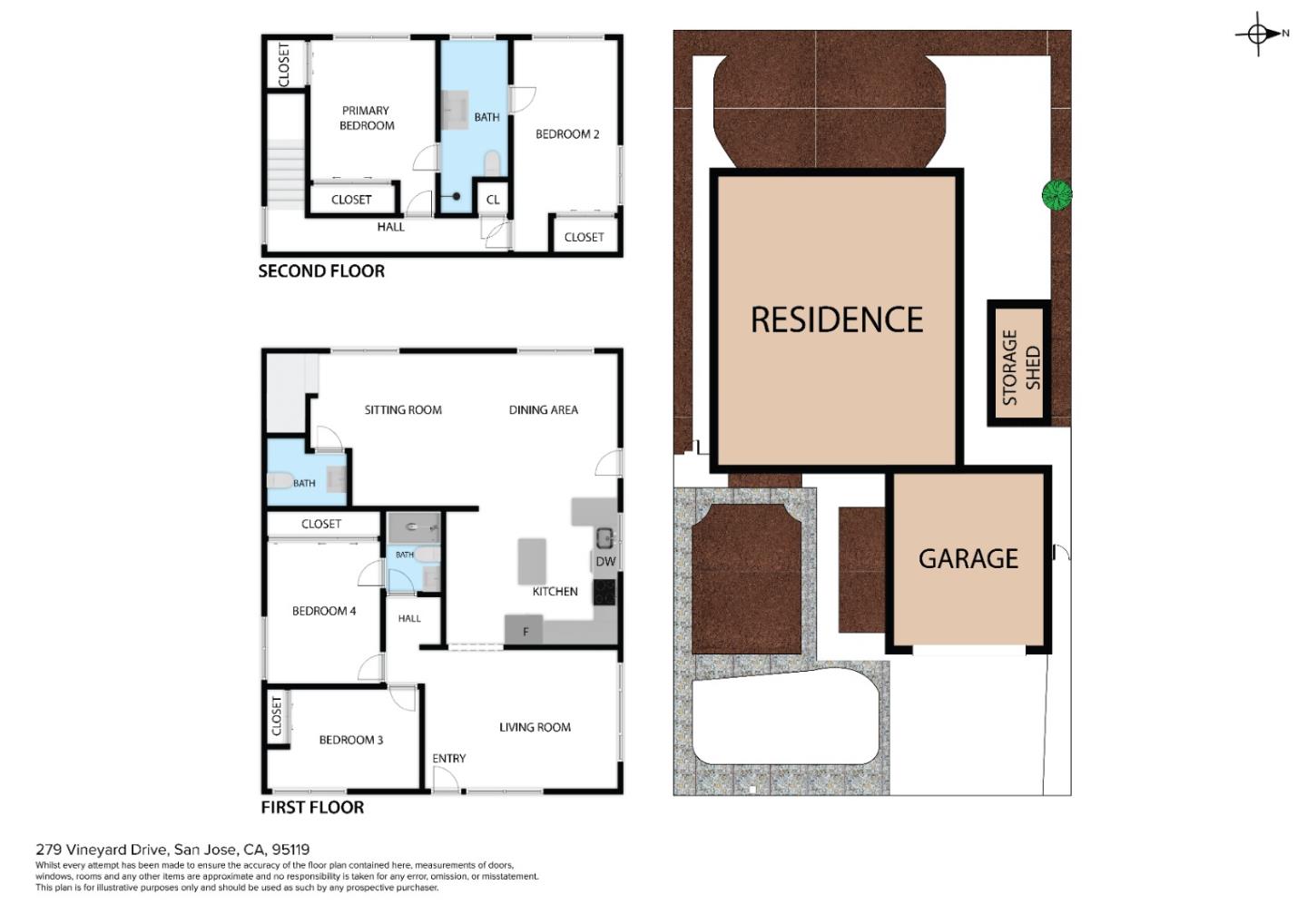Detail Gallery Image 43 of 43 For 279 Vineyard Dr, San Jose,  CA 95119 - 4 Beds | 2/1 Baths